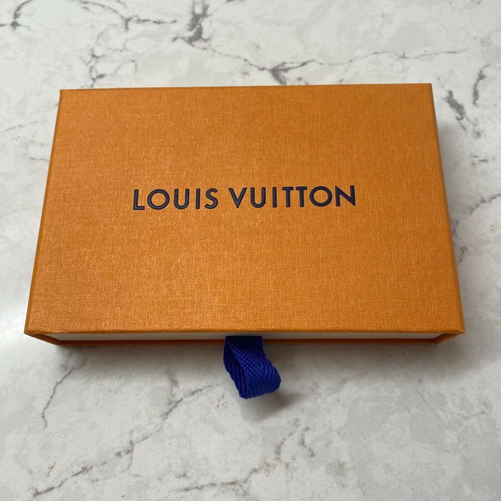 Louis Vuitton Orange Cardboard Mini Drawers Empty Box - L 5.5" x W 3.5" x H 1.2"